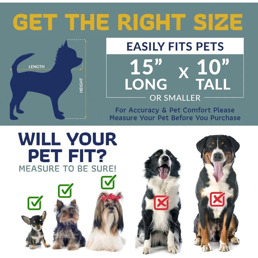 Airline Approved Pet Carrier - Rolling Portable Travel Carry Crate for Small Dog, Puppy or Cat - Soft Removable Wheeled