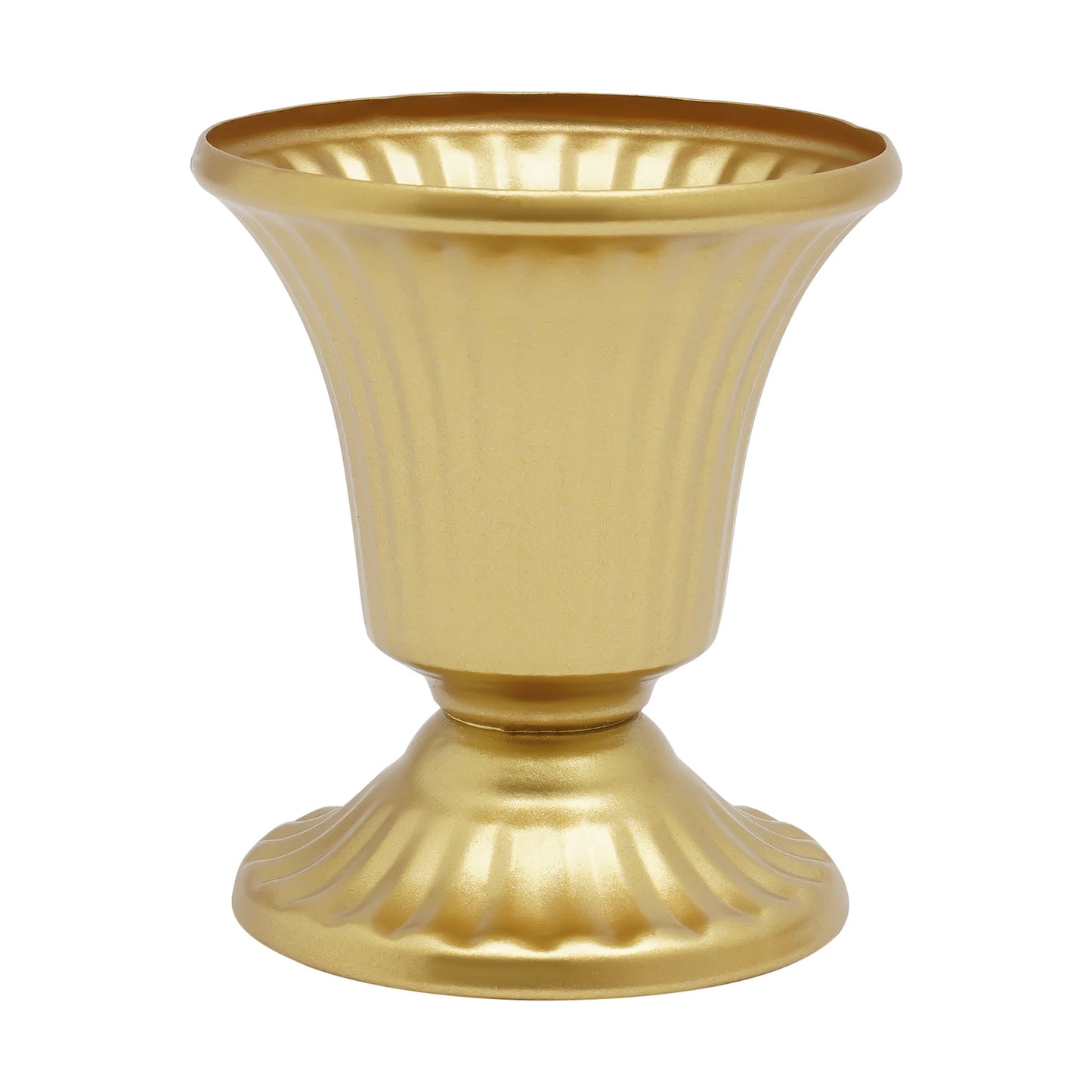 10 Pcs Gold Wedding Froral Vases Flower Holder Pot Planter for Tables Centerpieces  Party Decoration 5.9Inch/3.3inch